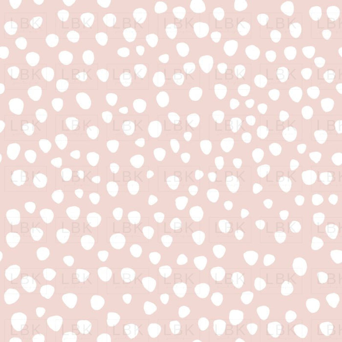 Barely Blush Speckled Dots