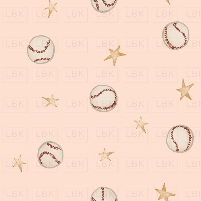 Baseball And Stars - Blush