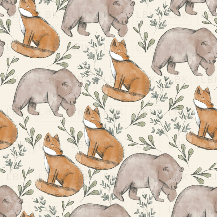 Bears And Foxes Cream