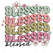 Blessed Flowers - Distressed