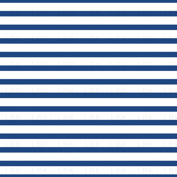 Blue And White Thin Stripe