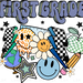 Blue Back To School - First Grade