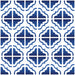 Blue Decorative Ornate Tile