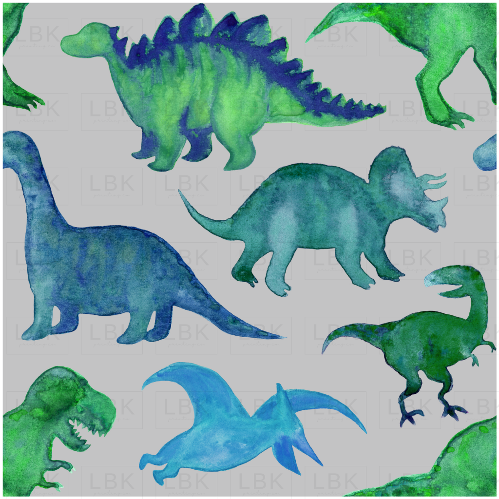 Watercolor Dinosaurs