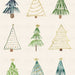 Boho Christmas Trees On Cloud