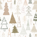 Boho Modern Christmas Trees Neutral