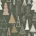 Boho Modern Christmas Trees Neutral On Olive