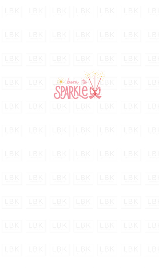 Born To Sparkle Panel Flamingo Pink