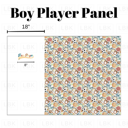 Boy Player Panel- Fundraiser