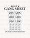 Build A Gang Sheet Sheet