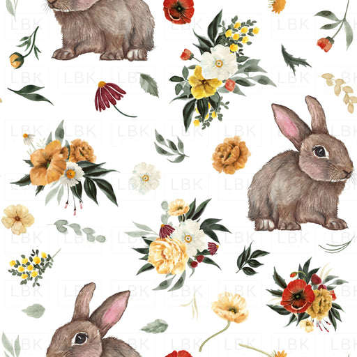 Bunnies And Florals