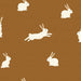 Bunny Rabbits On Brown