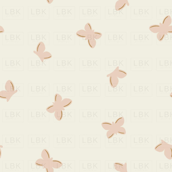 Butterfly Dream-Pastel Rose Tan On Cream