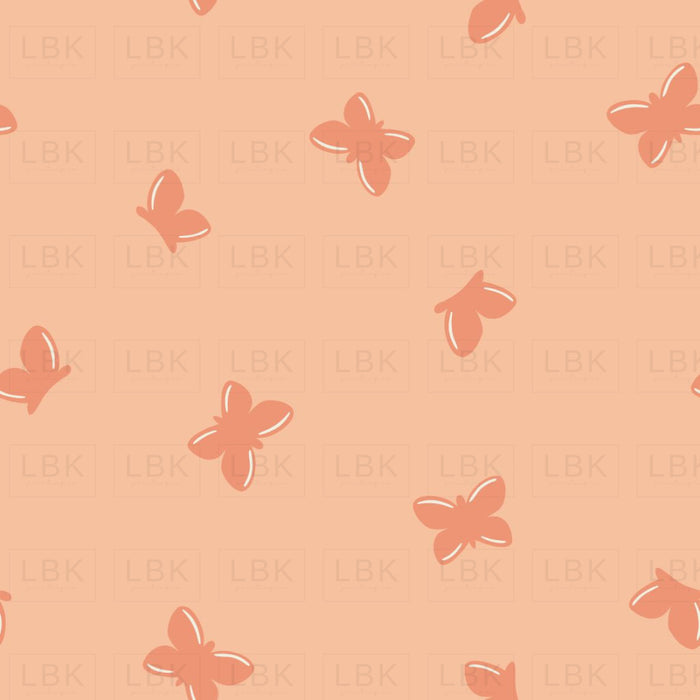 Butterfly Dream-Shell Coral On Almond Cream