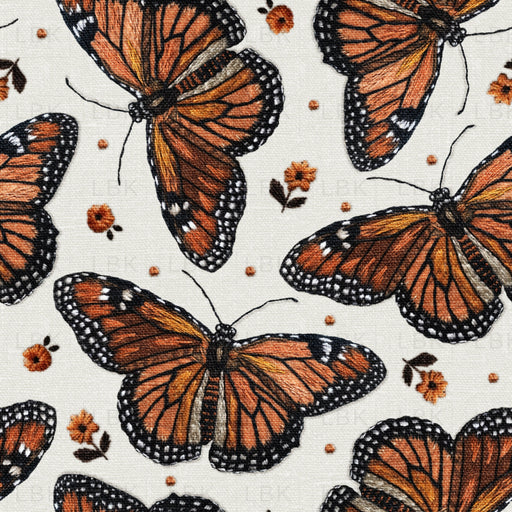 Butterfly Floral Embroidery