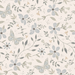 Butterfly Garden Floral Muted_ soft blue