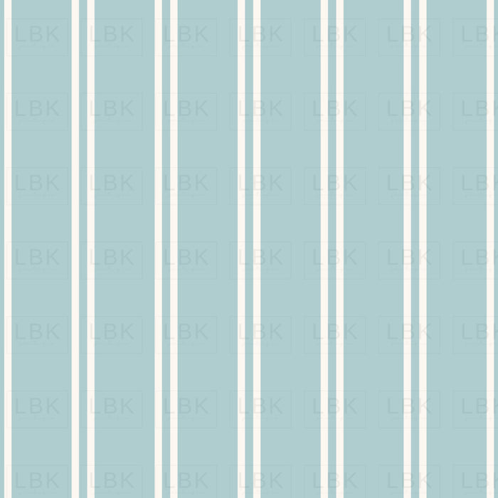 Butterfly Garden Stripe Bright -pool blue