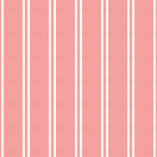 Butterfly Garden Stripe Bright -watermelon pink
