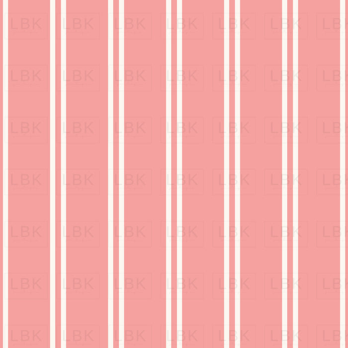 Butterfly Garden Stripe Bright -watermelon pink