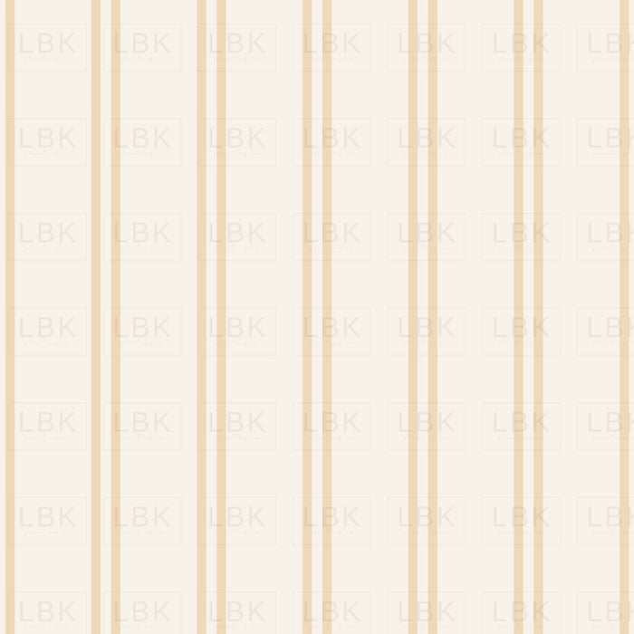 Butterfly Garden Stripe Muted- cream light tan