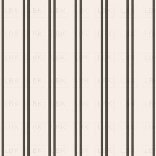 Butterfly Garden Stripe Muted- cream soft black