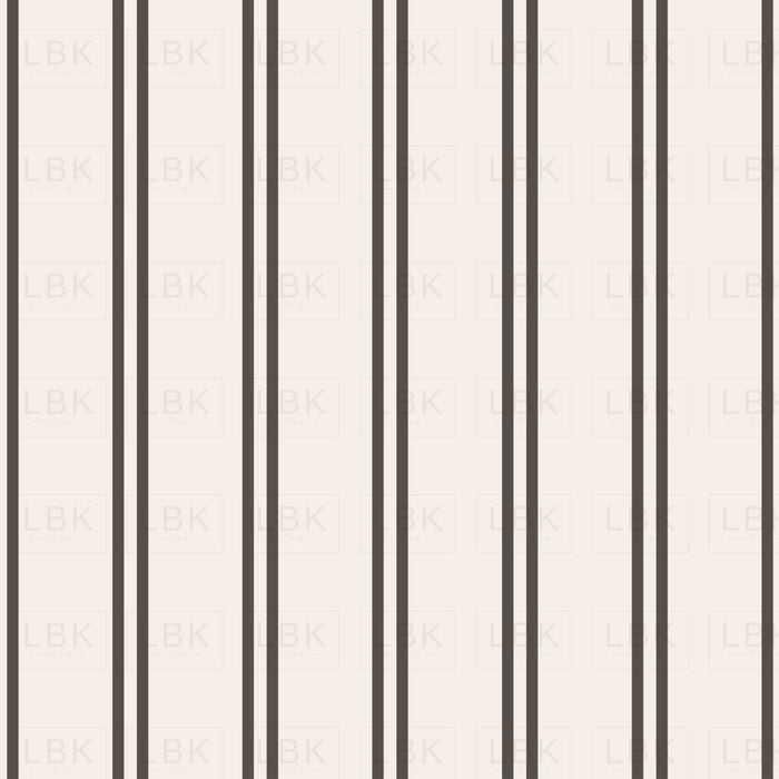 Butterfly Garden Stripe Muted- cream soft black