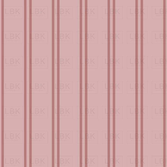 Butterfly Garden Stripe Muted- dusty rose