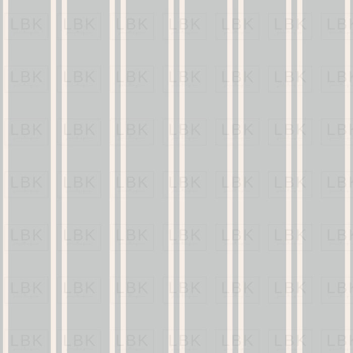 Butterfly Garden Stripe Muted- soft blue