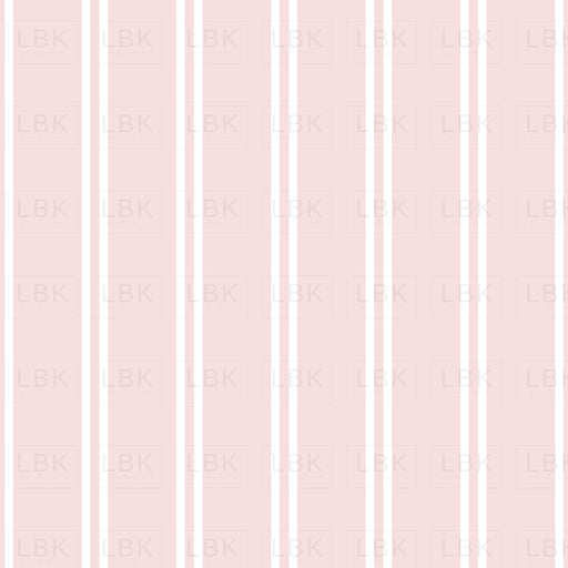 Butterfly Garden Stripe Preppy- light pik