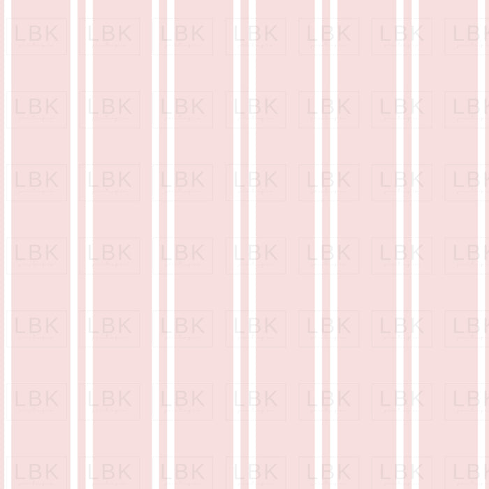 Butterfly Garden Stripe Preppy- light pik