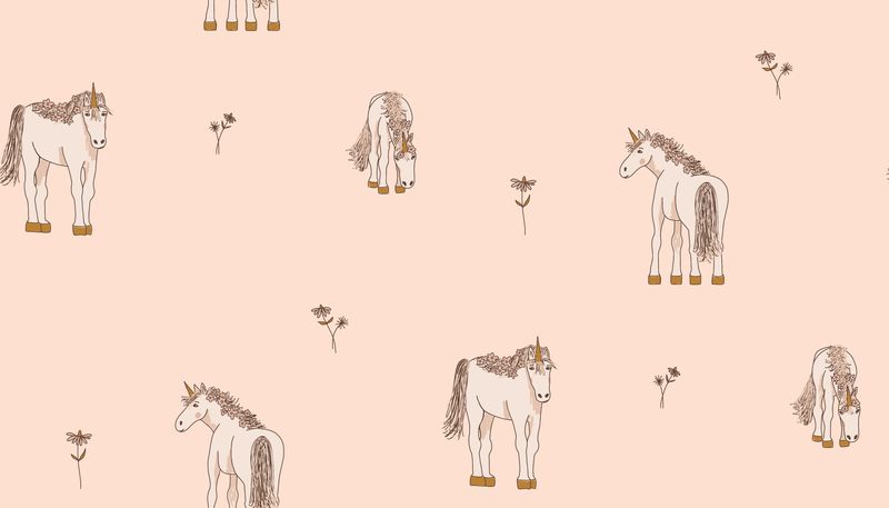 tiny unicorn - blush