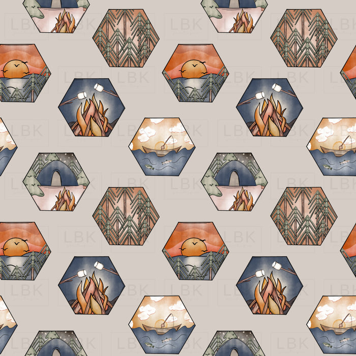 Camping Hexagons