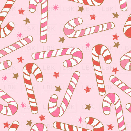 Candy Cane Pink Pattern