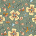 Candy Corn Harvest Floral Green