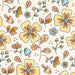 Candy Corn Harvest Floral White