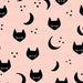 Cats And Moons (Blush)