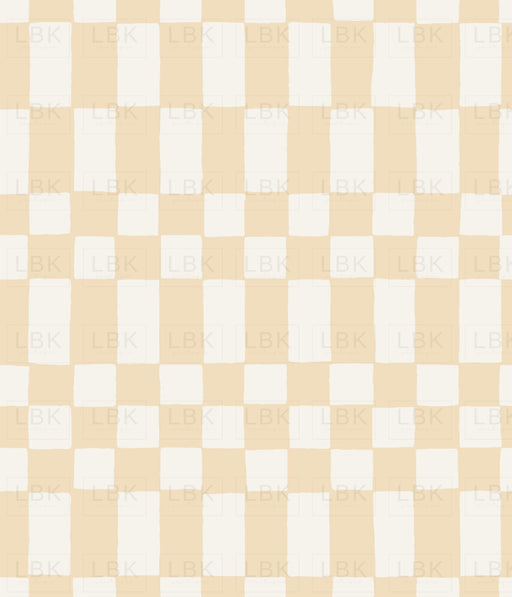 Checkerboard In Banana Cream