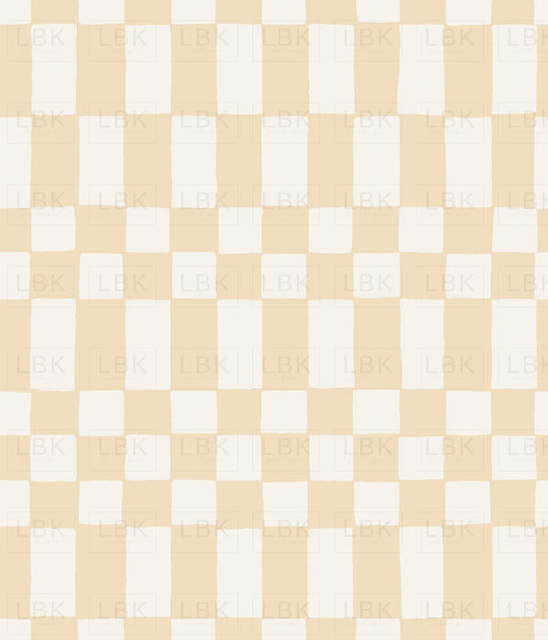 Checkerboard In Banana Cream