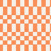 Checkerboard In Tangerine