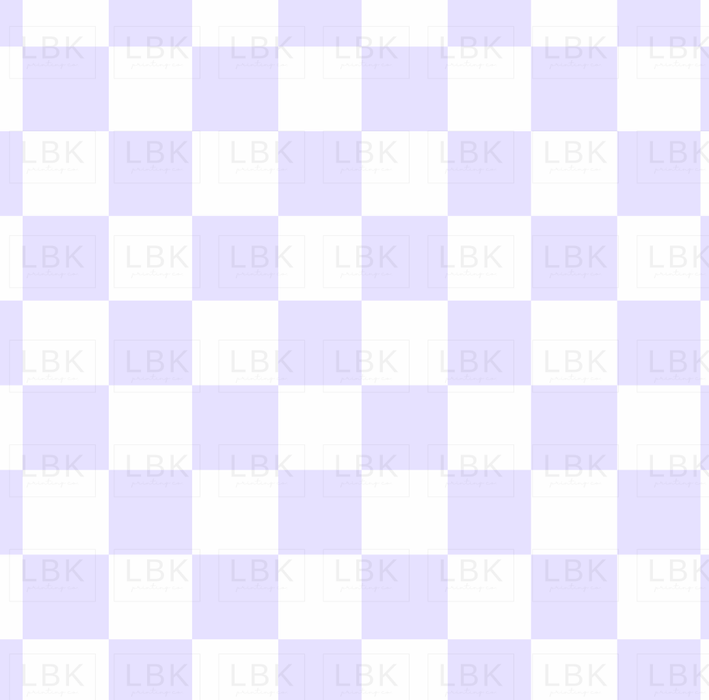 Checkered In Periwinkle Purple