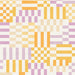 Checkery Checker In Lavender Lilac Yellow