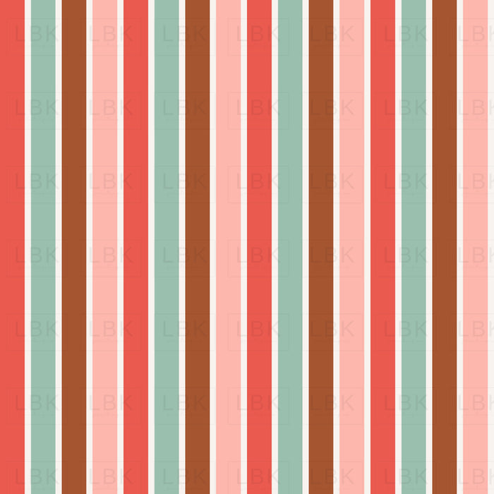 Christmas Bear Stripes Brown