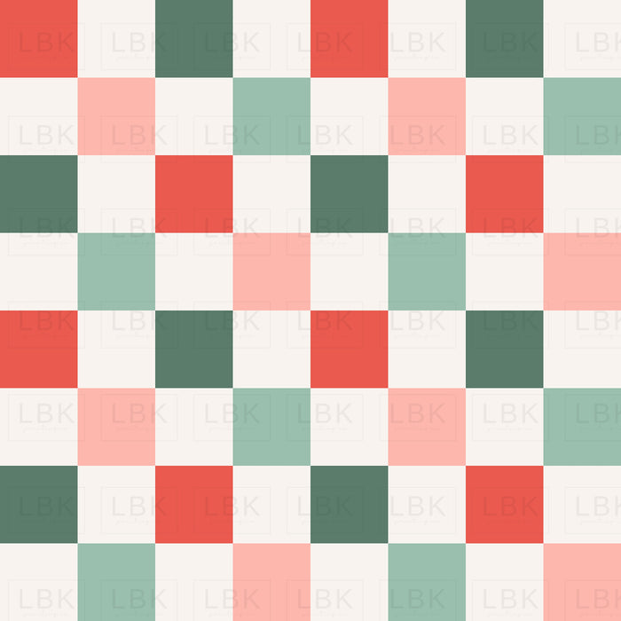 Christmas Checkerboard