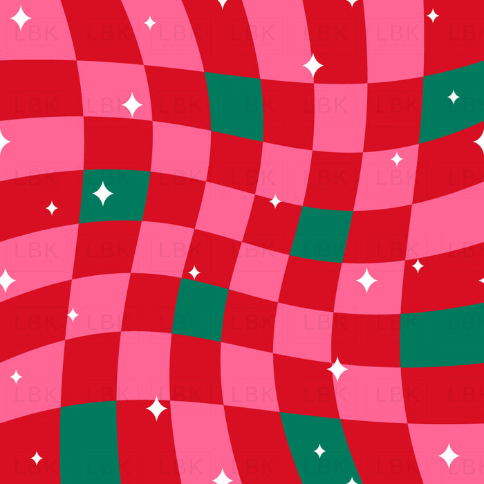 Christmas Checkerboard Twist