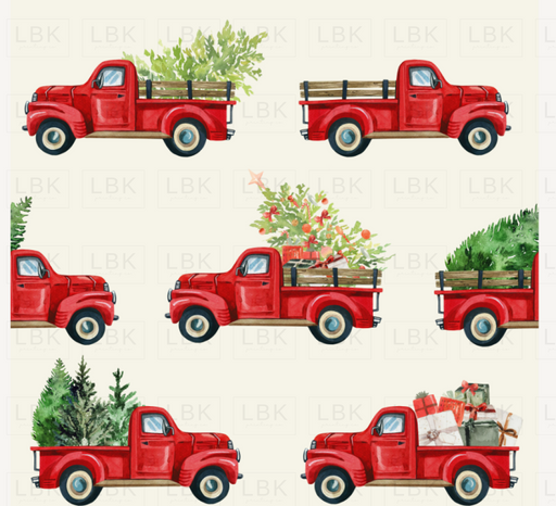 Christmas Delivery Vintage Trucks