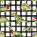 Christmas Dinos Green Plaid