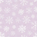 Christmas Dinos Snowflakes Light Purple Fabric