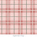 Christmas Faux Flannel Plaid Nutcracker