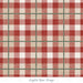 Christmas Faux Flannel Plaid Santa