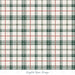 Christmas Faux Flannel Plaid Tree